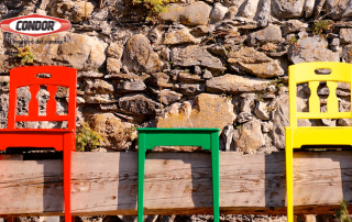 Haz tus propias sillas de jardín y llénalas de color con TAN Aerosol